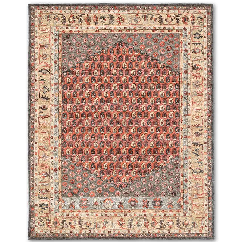 Hand‑Tufted Wool & Viscose Rug (8 x 5 ft )