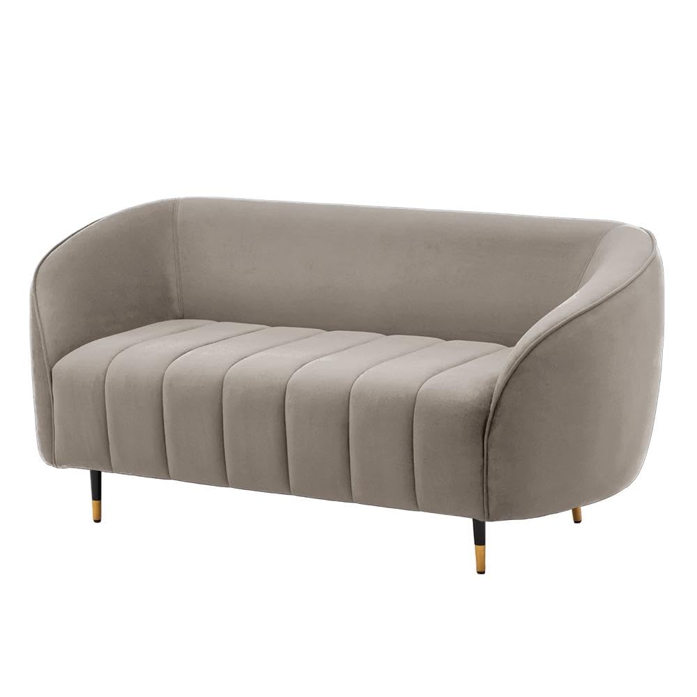Gray sofa on a white background