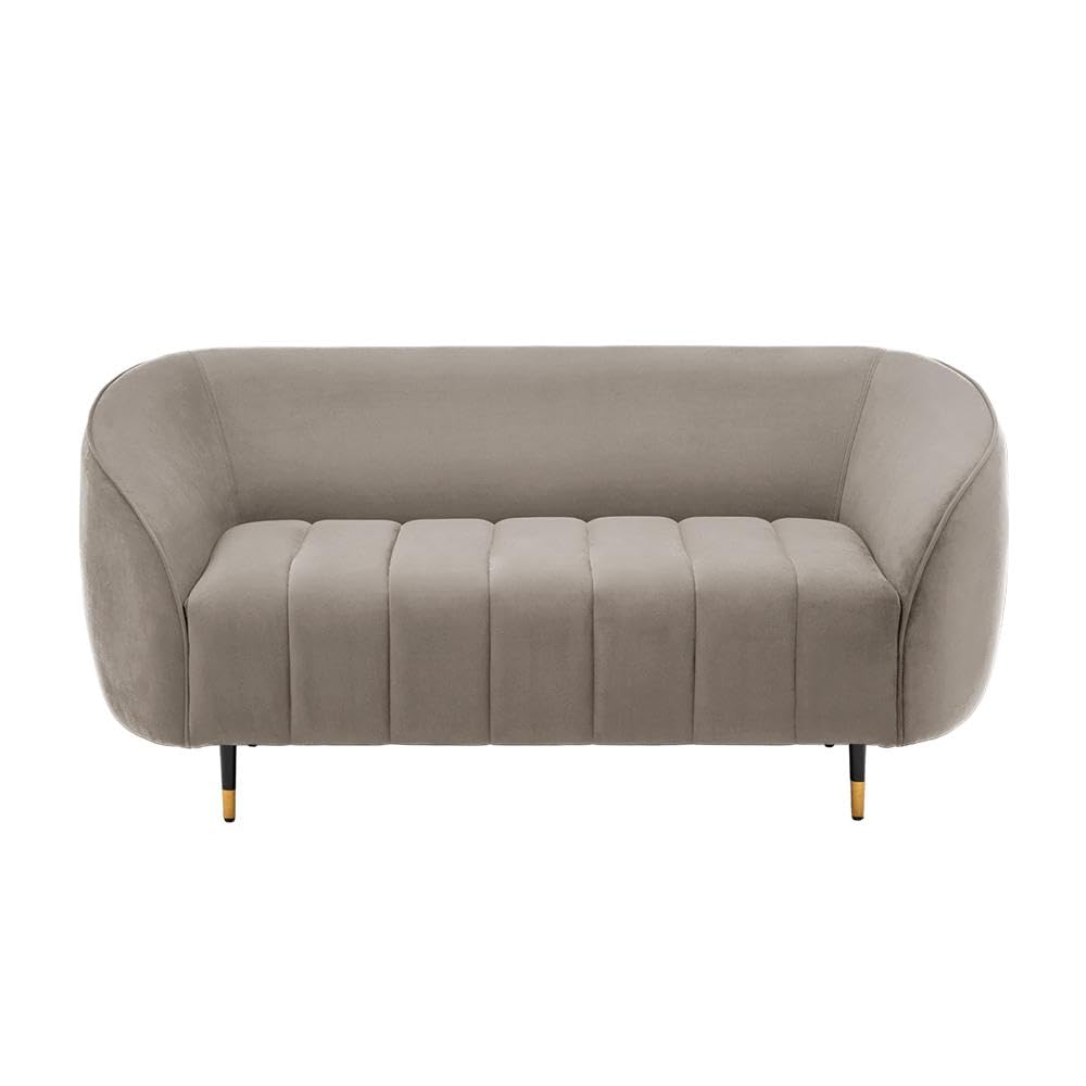Gray sofa on a white background