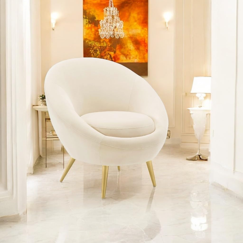 Comfy Modern Accent Armchair – Upholstered Chair for Living Room