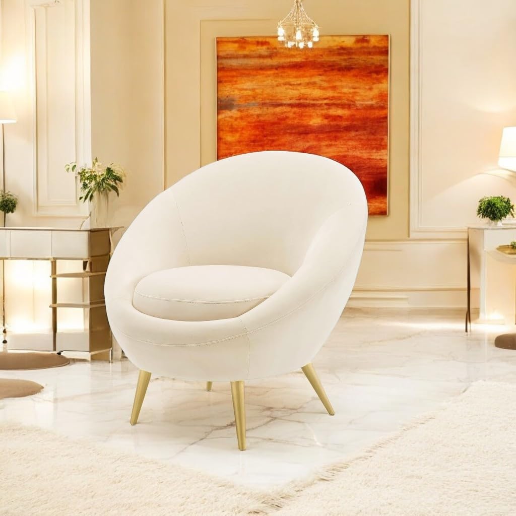 Comfy Modern Accent Armchair – Upholstered Chair for Living Room