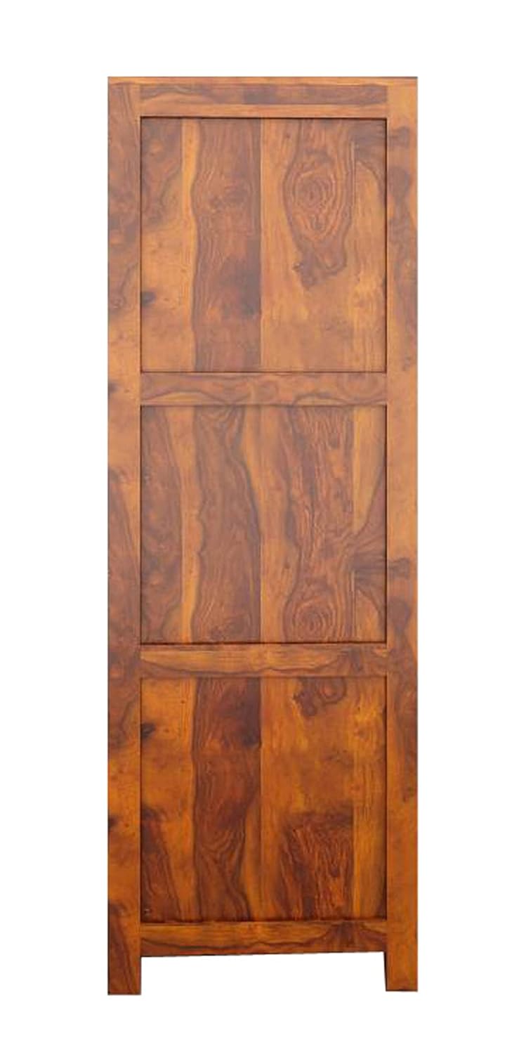 Victoria Solid Wood Kitchen Cabinet – Multipurpose Wooden Storage for Bedroom, Living Room, Study & Bar | Bookshelf with Honey Matte Finish