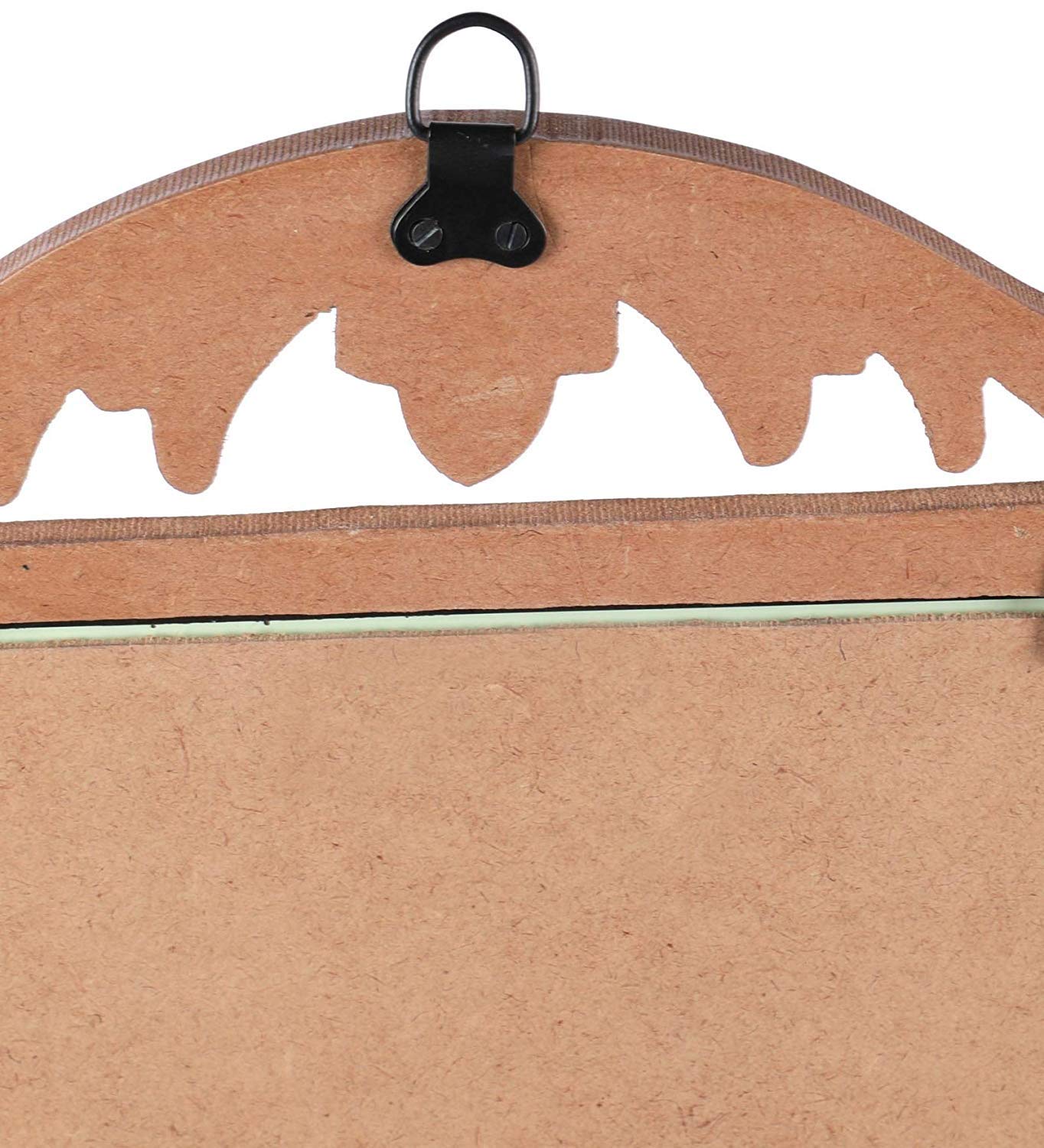 Brown cardboard box with a black strap on a white background
