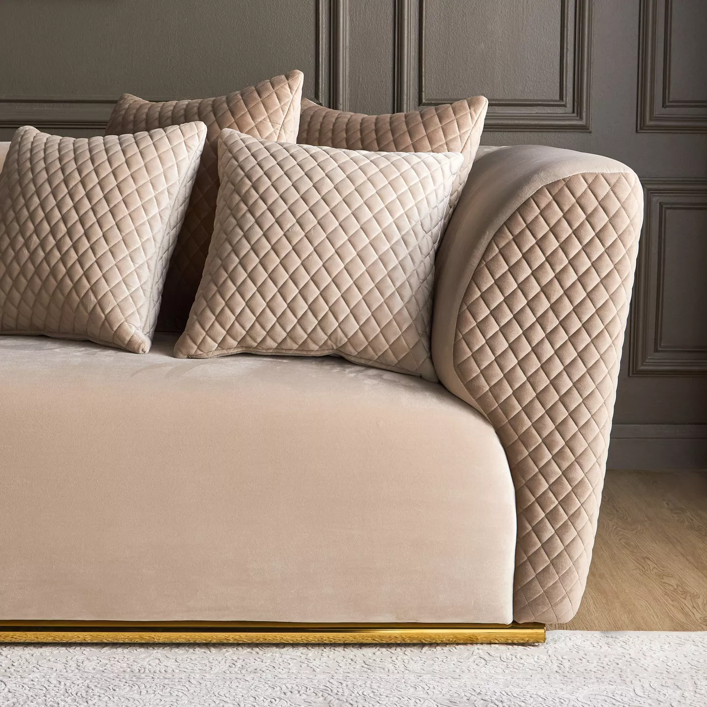 3-Seater Fabric Sofa – Stylish Comfort for Modern Living