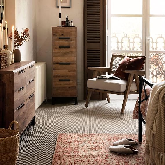 Ultra-Soft Bronx Wood-Effect Accent Arm Chair for Home