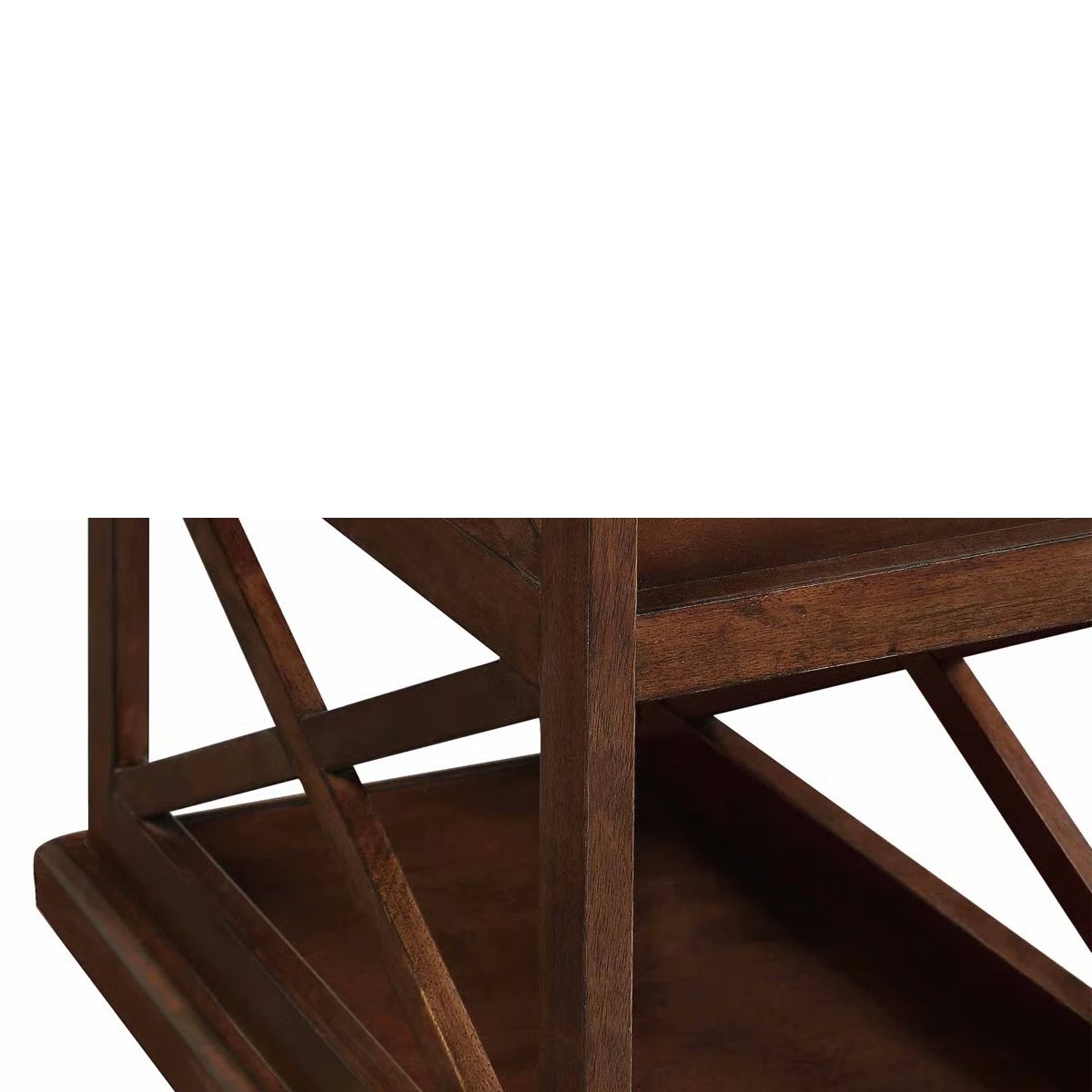 24'' Chairside End Table with Storage Shelf & Drawer