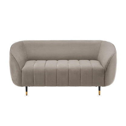 Gray sofa on a white background