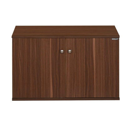 2 Door Engineered Wood Shoe Cabinet; with 6-Shelf Compatible Upto 12 Pairs of Shoes (Classic Walnut)