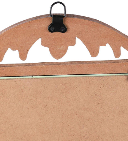 Brown cardboard box with a black strap on a white background