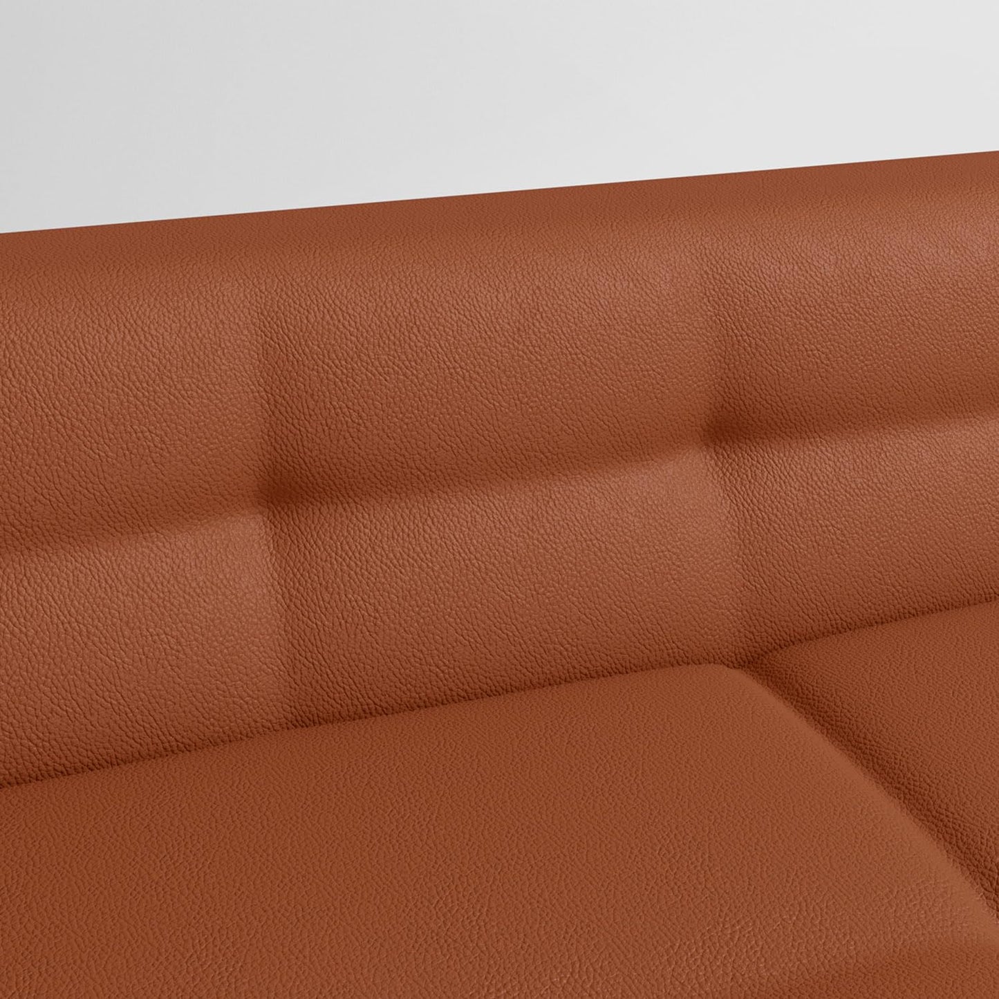 3-Seater Synthetic Leather Sofa | Modern Sofa with Arms for Living Room
