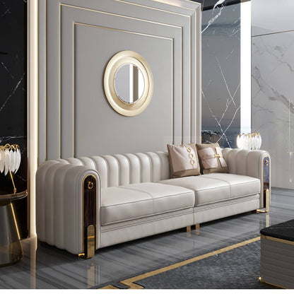 Luxury Modern Leather Sofa Set (American Design)