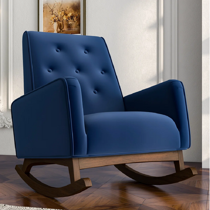 Classic Rocking Chair – Comfortable Design with Padded Seat