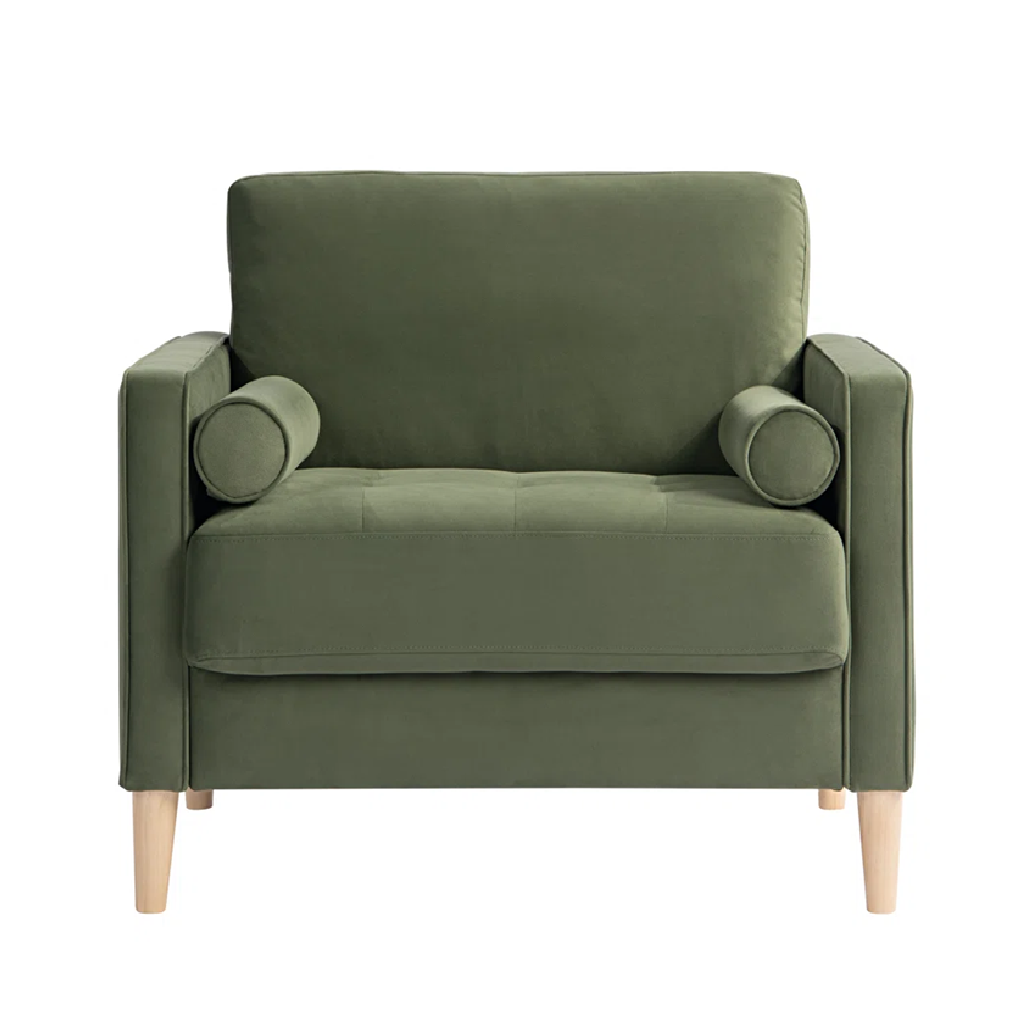 arm chair in green color