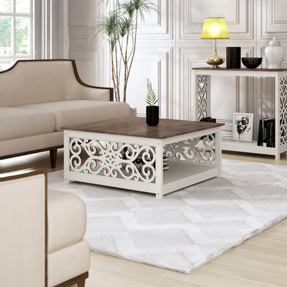 Modern Coffee Table with Storage for Living Room