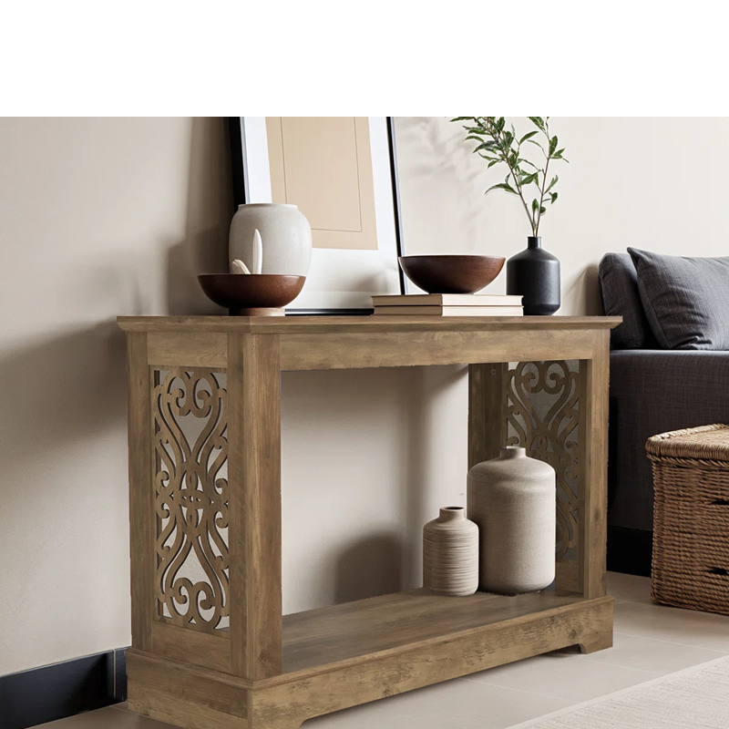 42-Inch Wooden Console Table