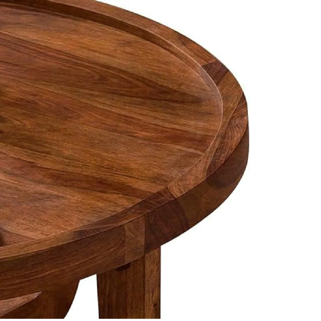 Close-up of a wooden table with a white background